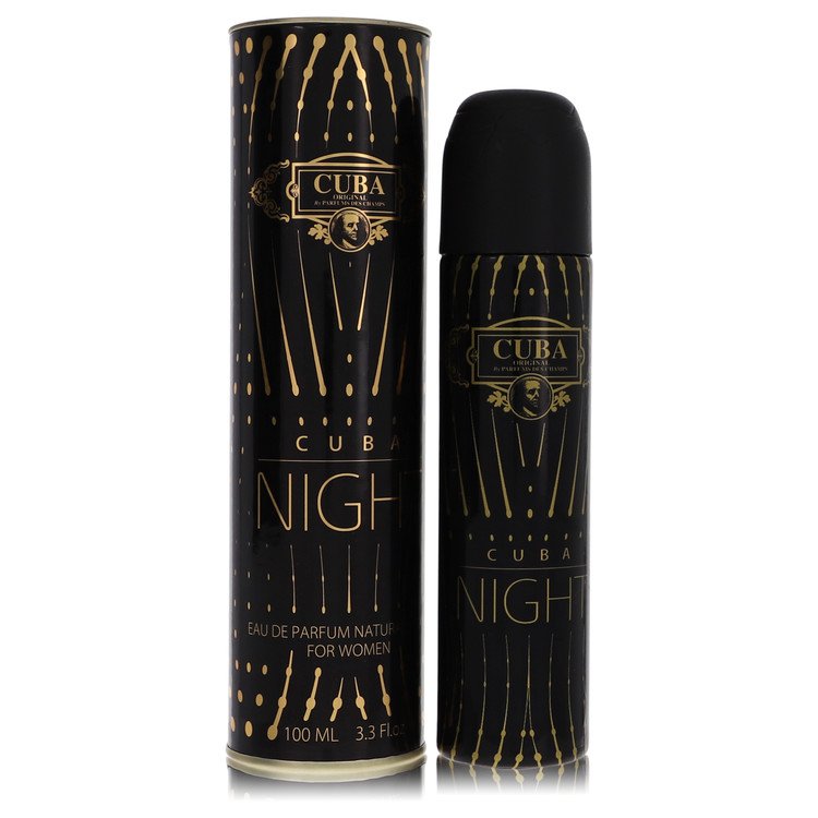 Cuba Night Perfume by Fragluxe Eau De Parfum Spray 3.3 oz for Women - Authentic Fragrance - Discount Women Perfume or Cologne Fragrance